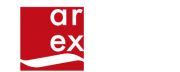 Logo AREX negativo rojo
